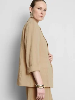 Strukturierter Blazer mit Reverskragen
