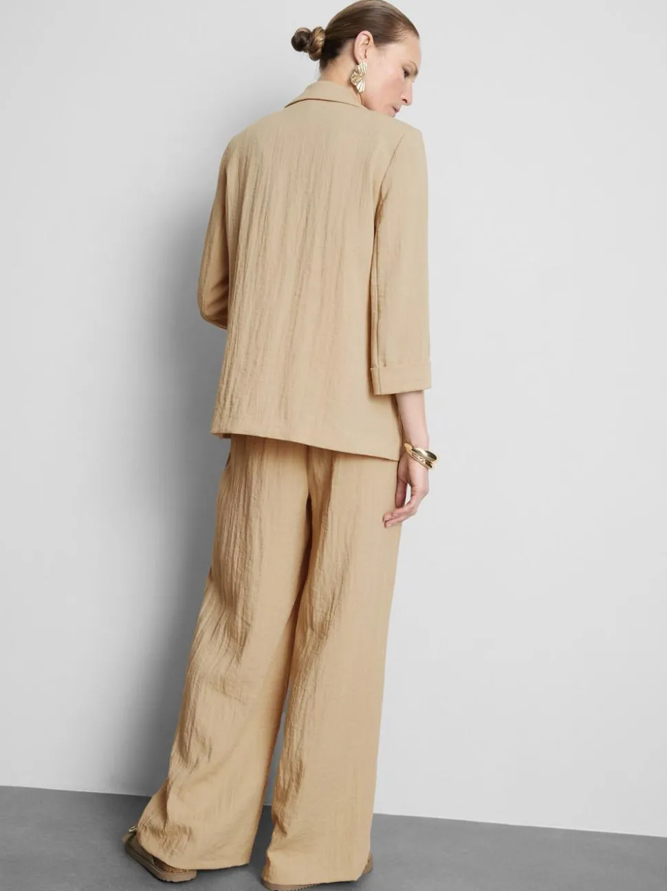 Strukturierter Blazer mit Reverskragen