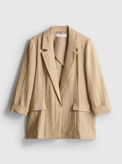 Strukturierter Blazer mit Reverskragen