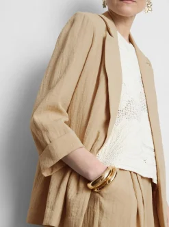 Strukturierter Blazer mit Reverskragen
