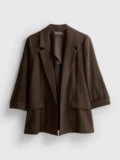 Strukturierter Blazer mit Reverskragen