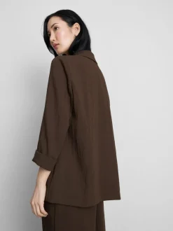 Strukturierter Blazer mit Reverskragen