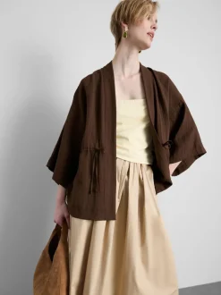 Strukturierter Kimono zum Binden