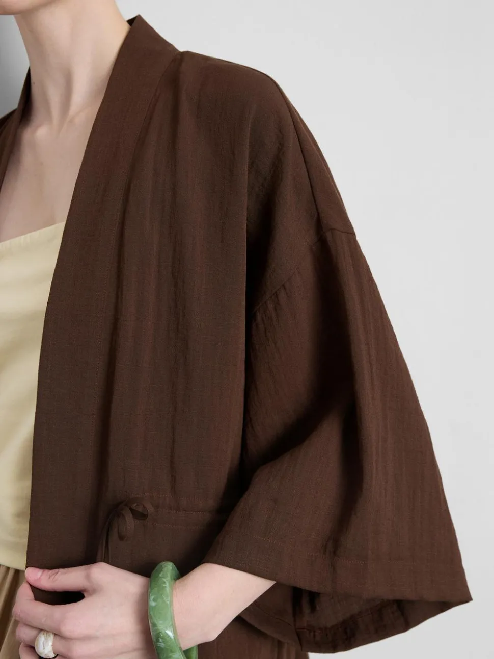 Strukturierter Kimono zum Binden