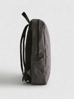 Strukturierter Rucksack mit Reißverschluss
