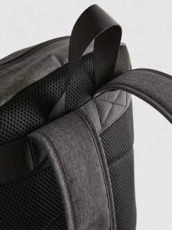 Strukturierter Rucksack mit Reißverschluss