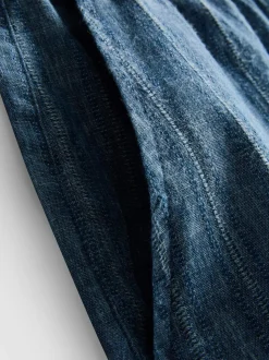 Strukturierte Shorts mit Kordelzug