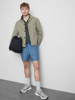 Strukturierte Shorts mit Kordelzug