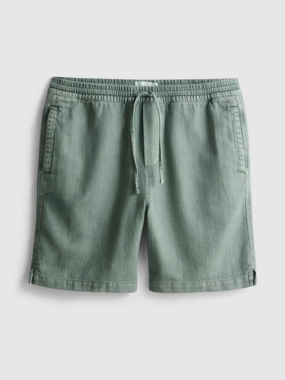 Strukturierte Shorts mit Kordelzug