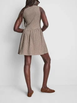 Strukturiertes Minikleid in Knitteroptik