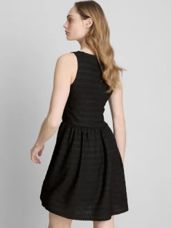 Strukturiertes Minikleid in Knitteroptik