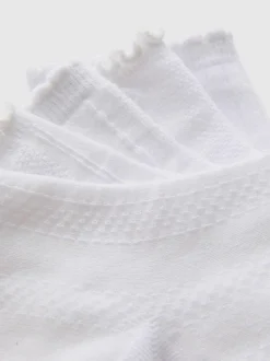 Strukturierte Socken in Viertellänge, 5er-Pack