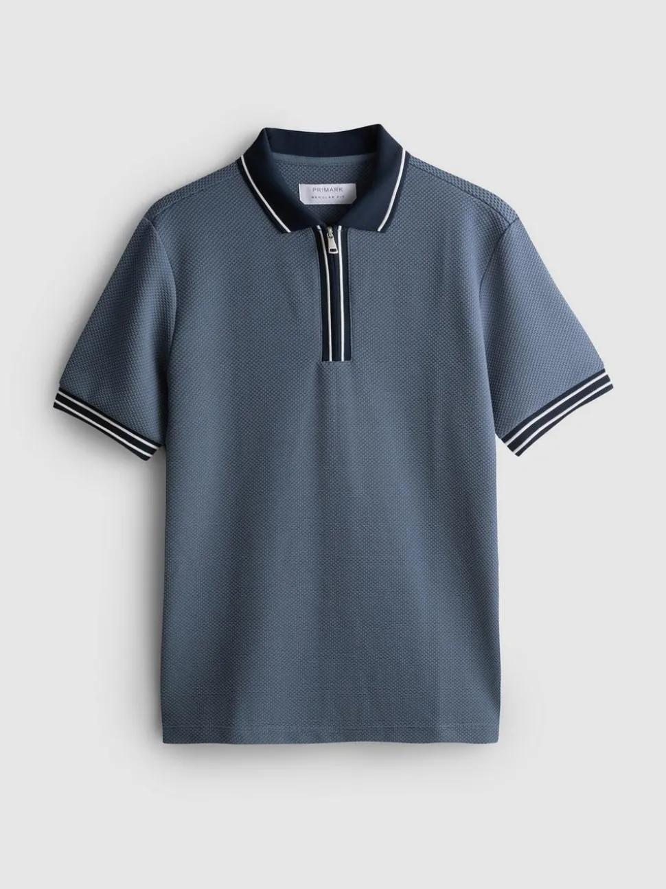 Strukturiertes Poloshirt