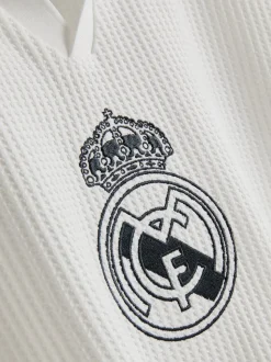 Strukturiertes „Real Madrid“ Poloshirt