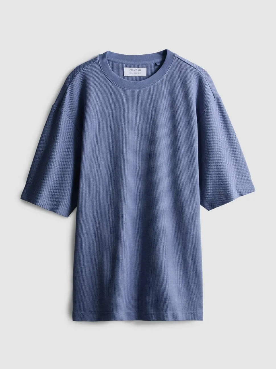Strukturiertes T-Shirt mit geradem Schnitt