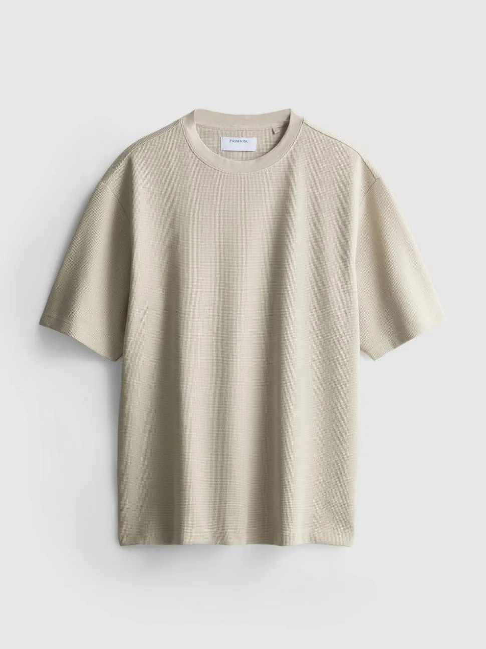 Strukturiertes T-Shirt mit geradem Schnitt