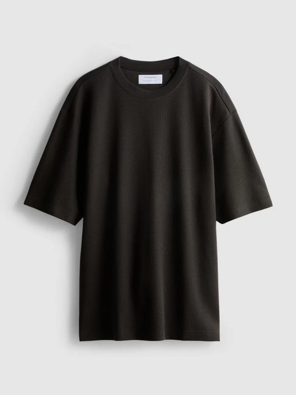 Strukturiertes T-Shirt mit geradem Schnitt