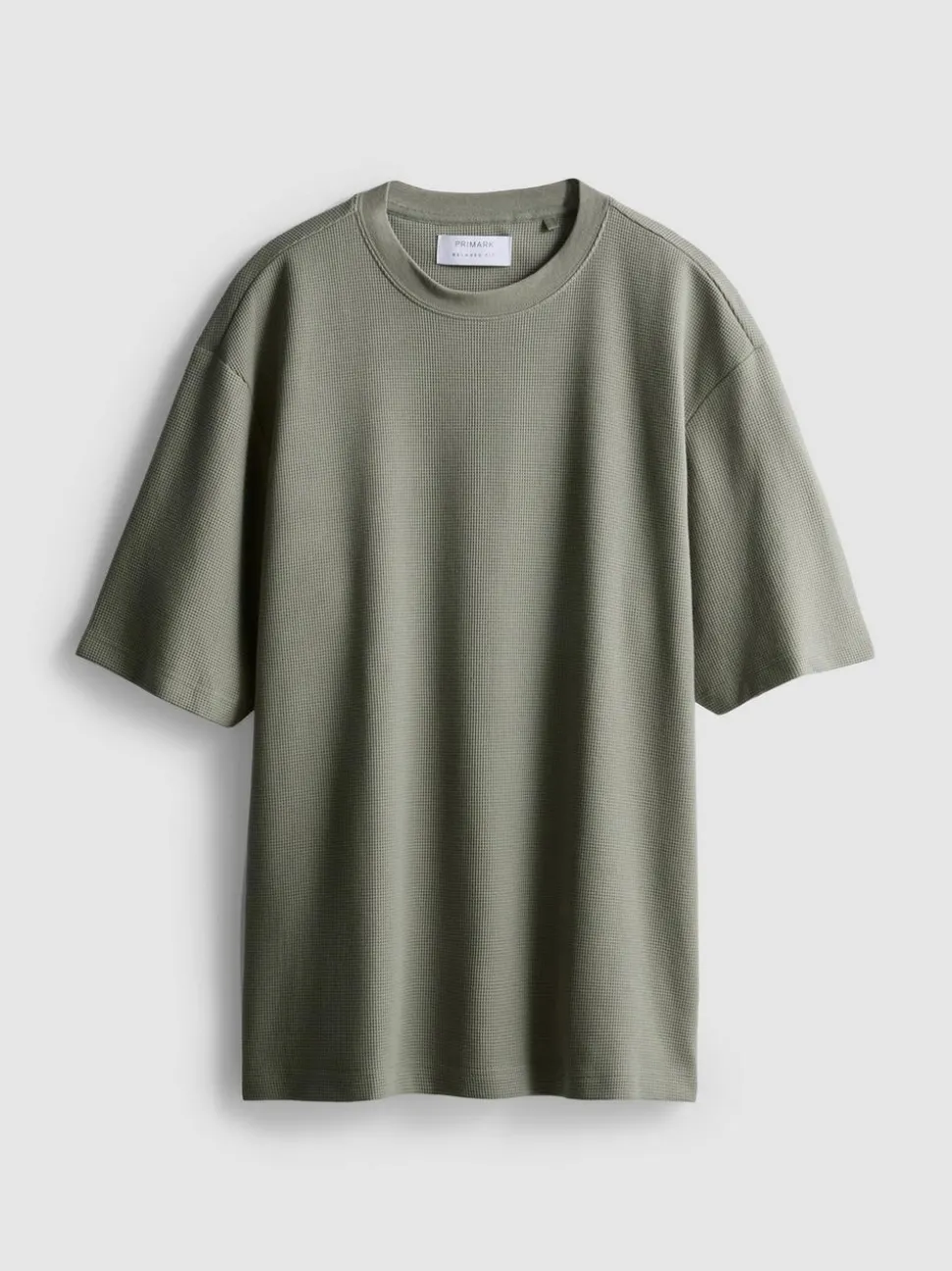 Strukturiertes T-Shirt mit geradem Schnitt