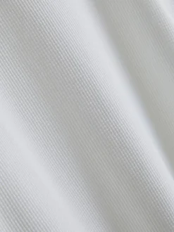 Strukturiertes T-Shirt mit geradem Schnitt