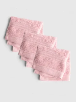 Strukturierte Waschlappen, 3er-Pack