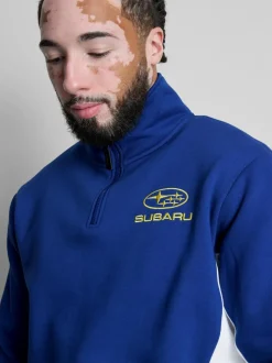 „Subaru“ Sweatshirt mit Reißverschluss