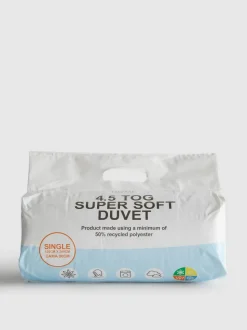 Superweiche Bettwäsche, Einzelbett, 4,5 Tog
