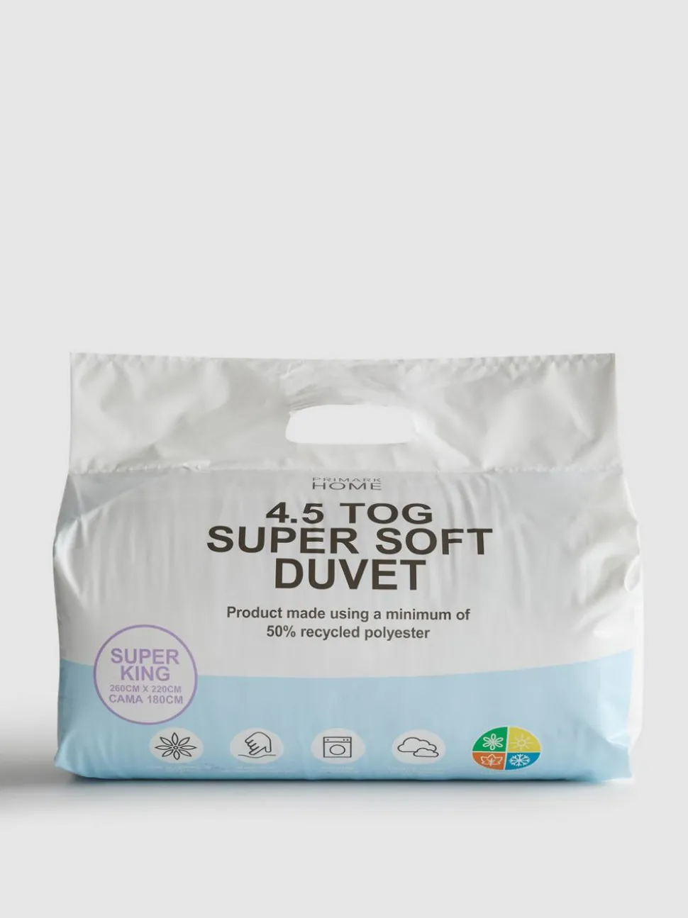 Superweiche Bettwäsche, Super-Kingsize, 4,5 Tog