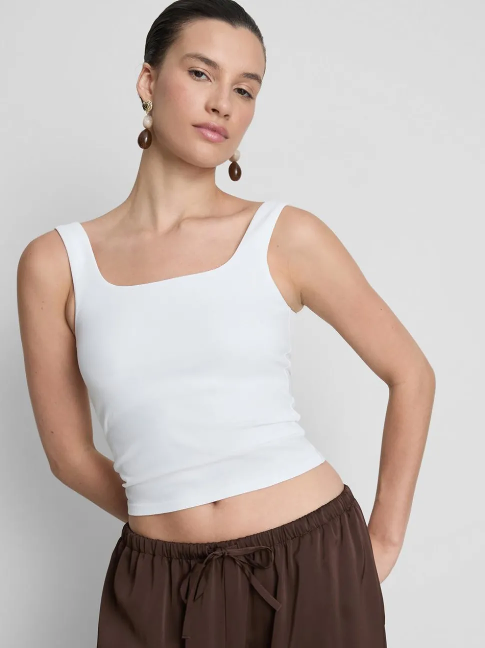 Superweiches, kurzes Tanktop