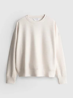 Sweatshirt aus Modalmischung mit Rundhalsausschnitt