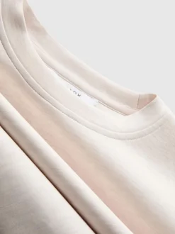 Sweatshirt aus Modalmischung mit Rundhalsausschnitt