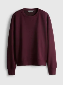 Sweatshirt aus Modalmischung mit Rundhalsausschnitt