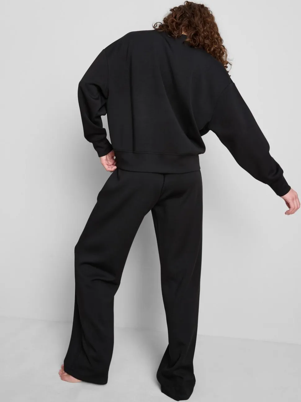 Sweatshirt aus Modalmischung mit Rundhalsausschnitt