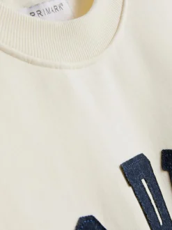Sweatshirt mit Grafik im College-Look
