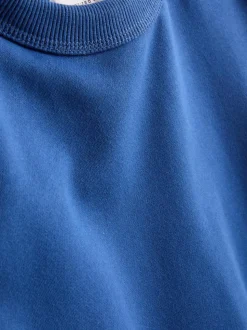 Sweatshirt mit hohem Baumwollanteil und Rundhalsausschnitt