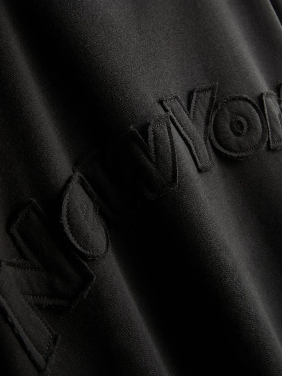 Sweatshirt mit hohem Baumwollanteil und Applikation