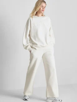 Sweatshirt mit hohem Baumwollanteil und Applikation