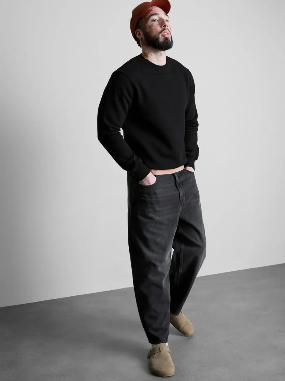 Sweatshirt mit Rundhalsausschnitt