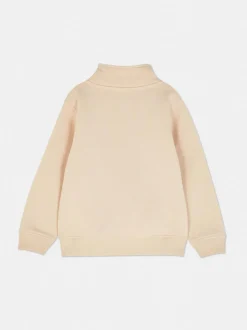 Sweatshirt mit Trichterkragen und Reißverschluss
