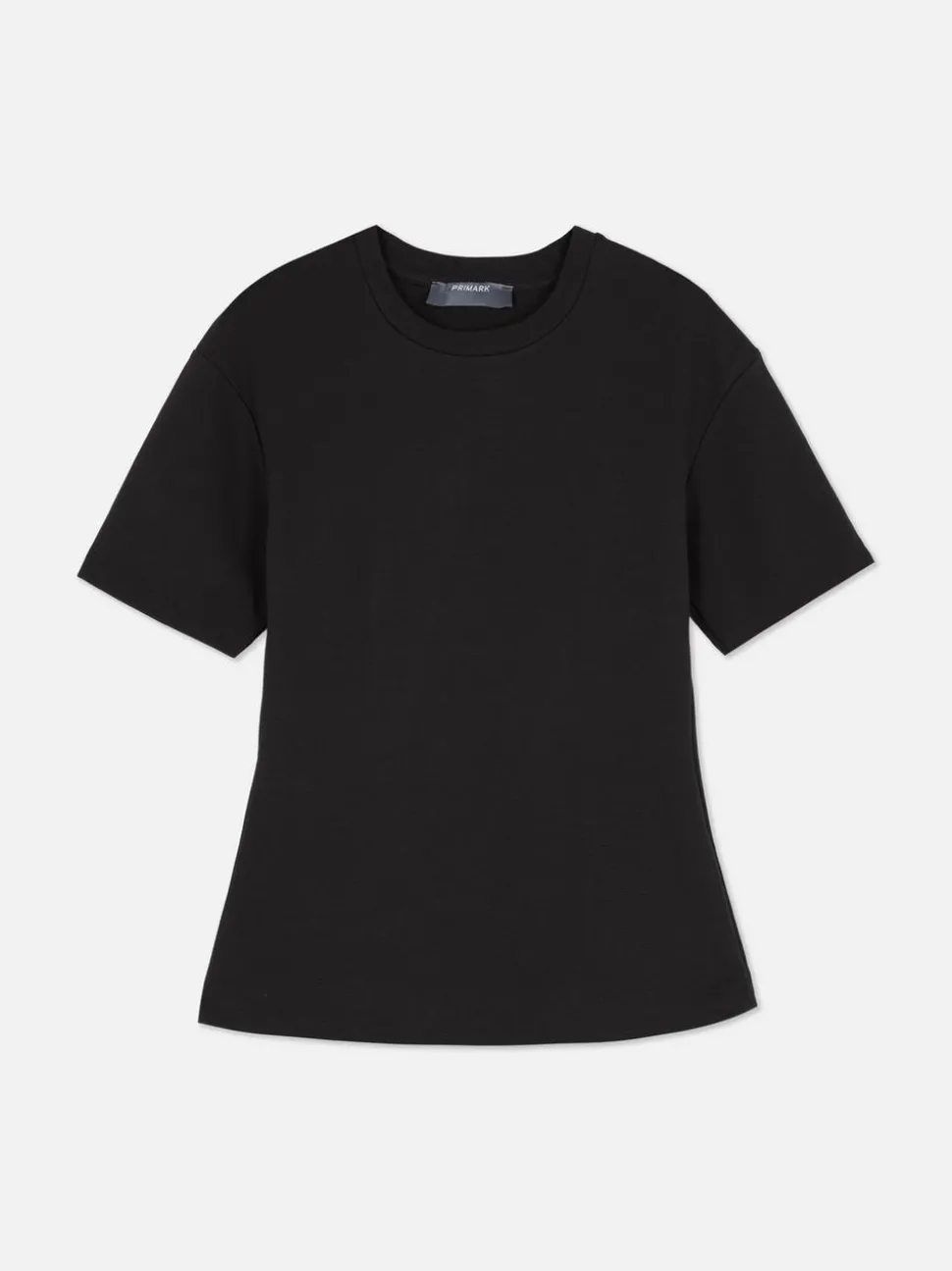 Tailliertes T-Shirt aus schwerem Stoff