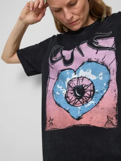 „The Cure“ T-Shirt aus reiner Baumwolle mit Bandgrafik