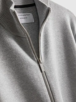 „The Edit“ Cardigan mit Trichterkragen