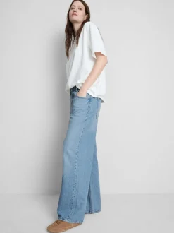 „The Edit“ Denim-Jeans aus Baumwolle mit geradem Bein