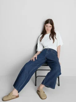 „The Edit“ Denim-Jeans aus Baumwolle mit geradem Bein
