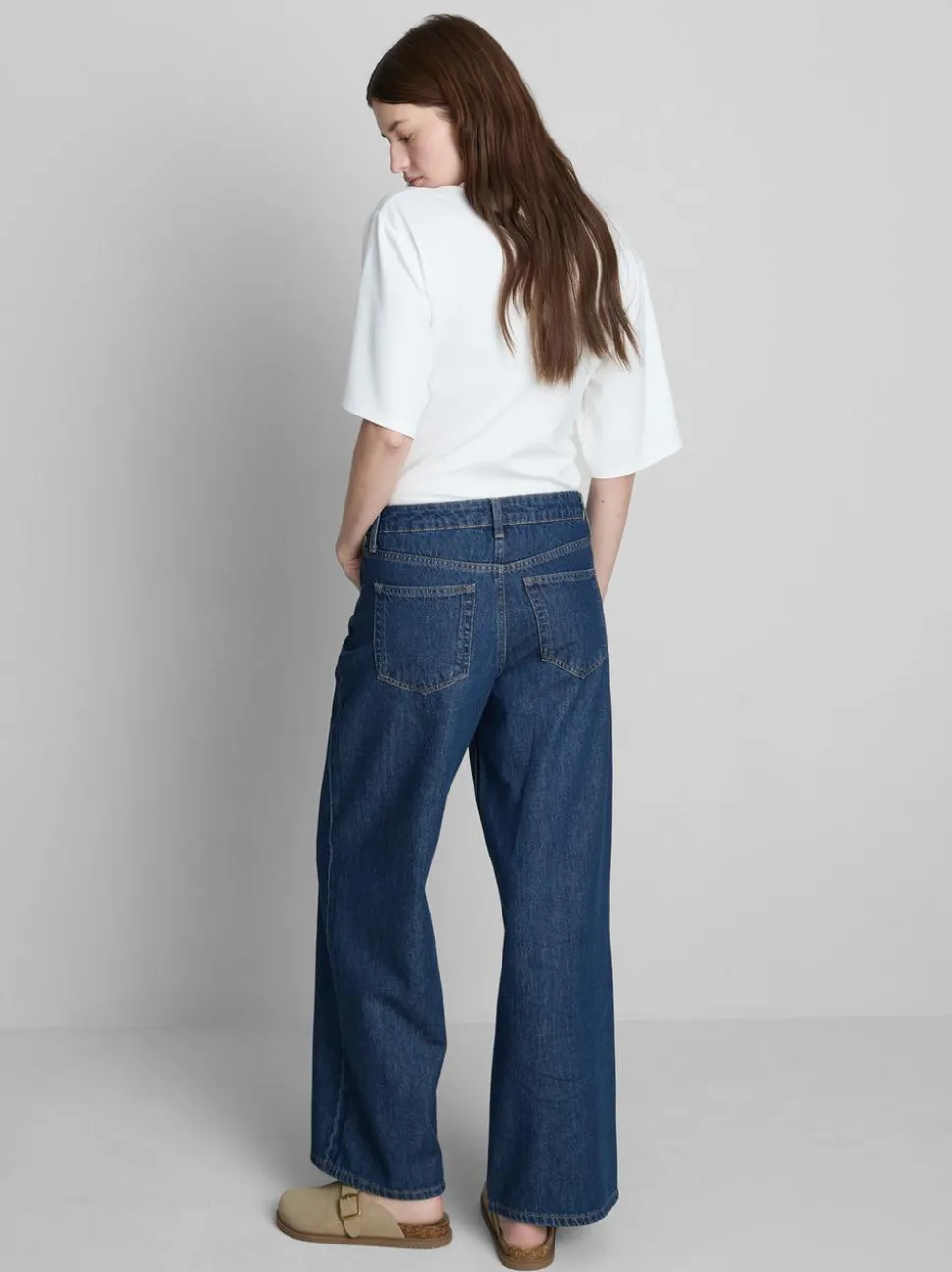„The Edit“ Denim-Jeans aus Baumwolle mit geradem Bein