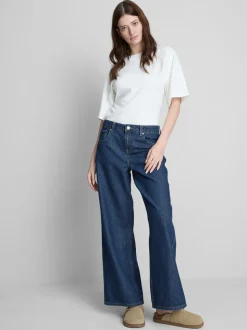„The Edit“ Denim-Jeans aus Baumwolle mit geradem Bein