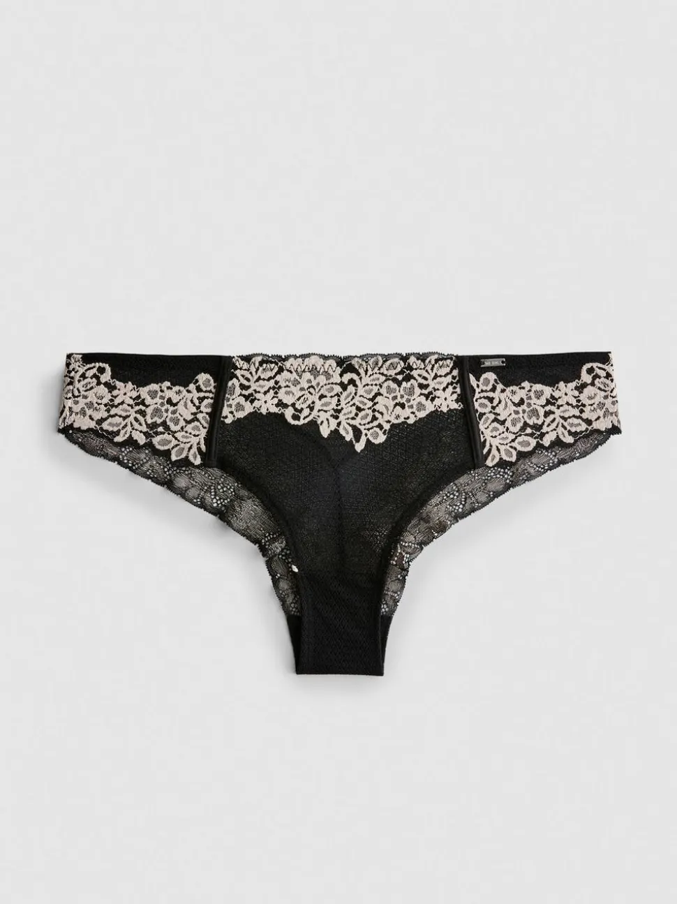 „The Edit“ Hipster-Slips mit floraler Spitze