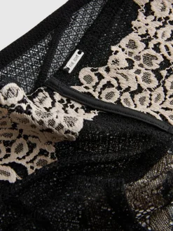 „The Edit“ Hipster-Slips mit floraler Spitze