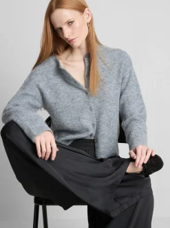 „The Edit“ Hose aus Satin mit weitem Bein