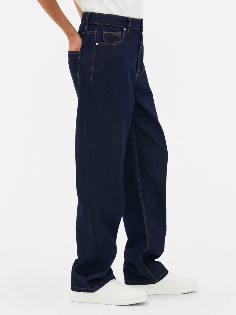 „The Edit“ Jeans mit hohem Bund und geradem Bein