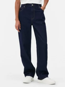 „The Edit“ Jeans mit hohem Bund und geradem Bein
